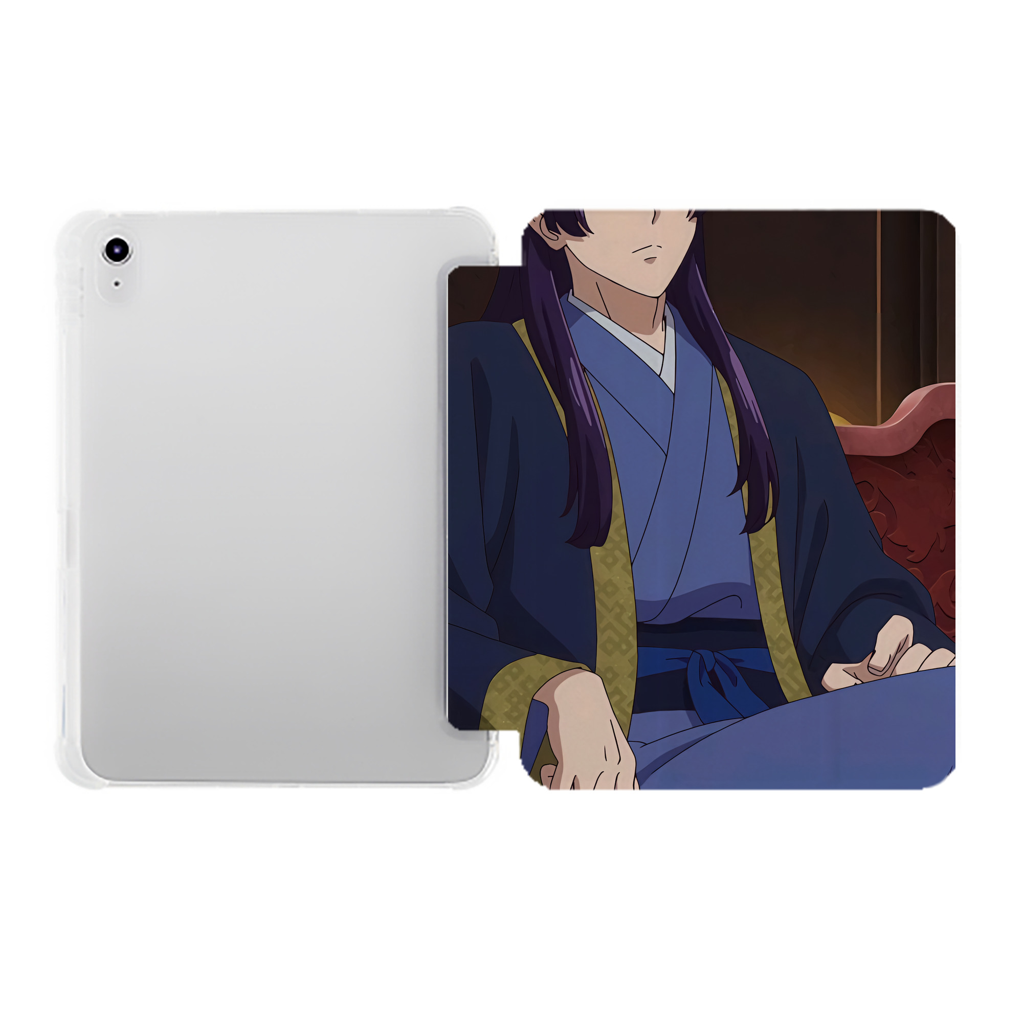 （画像用） 薬屋のひとりごと The Apothecary Diaries IPad ケース ペン収納付き 三つ折りスタンド PUレザー×シリコン 対応機種9.5/10.5/10.9インチ
